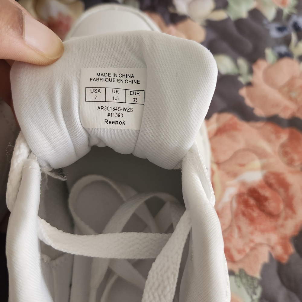 Reebok White Sneakers(Little girl) - Picture 5 of 12